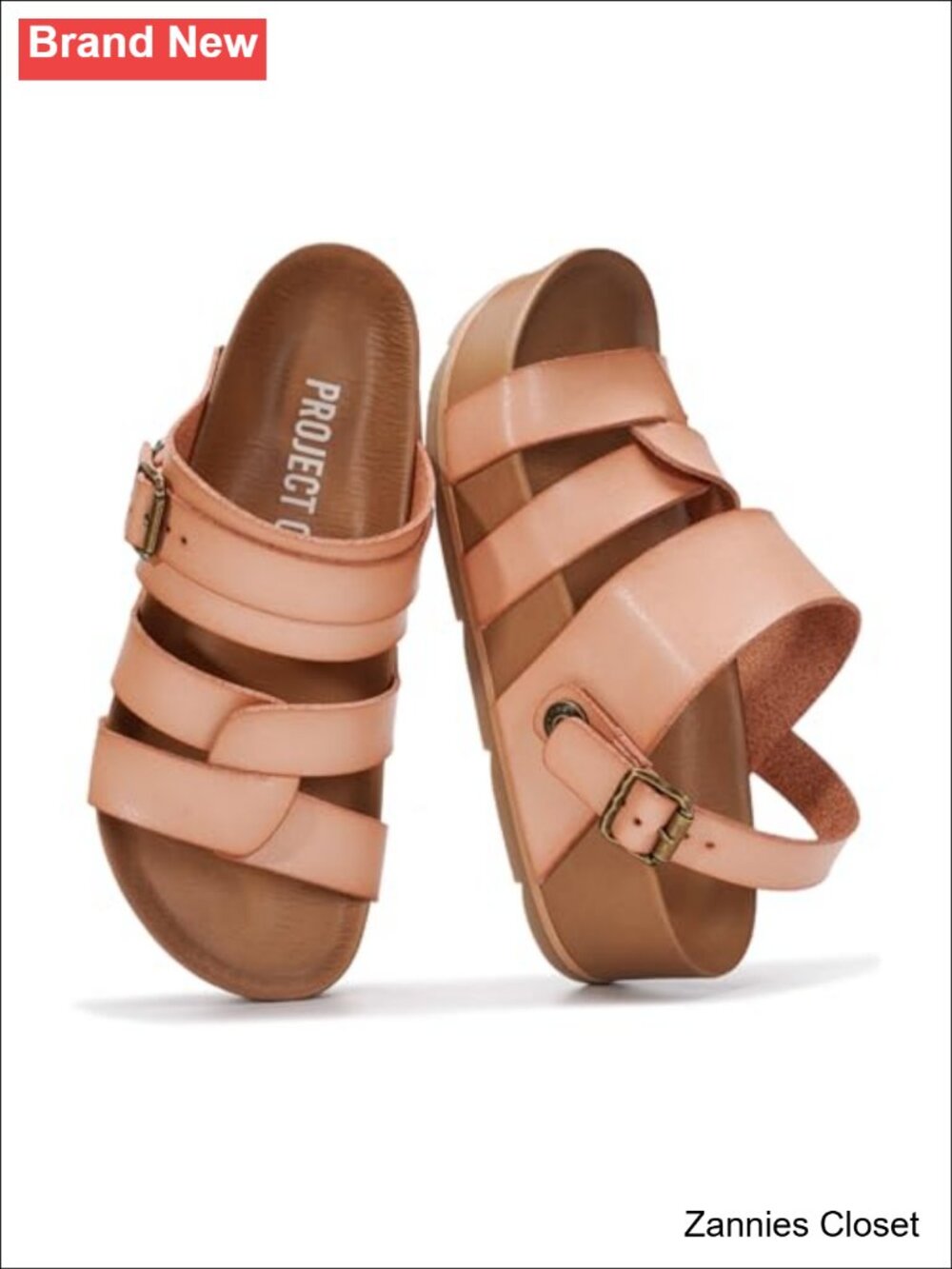 ✨ Project Cloud Strappy Platform Wedge Sandals Plush Insole Water-Resistant